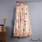 Fashion Florals Print Long Skirt