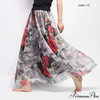 Fashion Florals Print Long Skirt