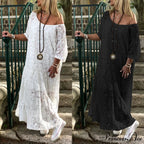 Fashion Lace Sexy Off Shoulder Vestidos Dress