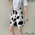 Fashion Ladies Elastic Waists Shorts