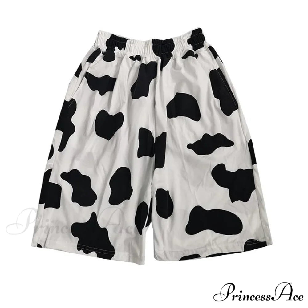 Fashion Ladies Elastic Waists Shorts