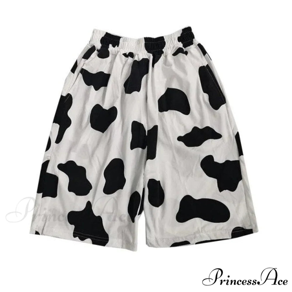 Fashion Ladies Elastic Waists Shorts