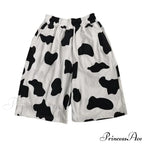 Fashion Ladies Elastic Waists Shorts