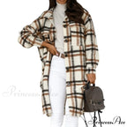 Fashion Loose Turn Down Collar Long Coat