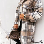 Fashion Loose Turn Down Collar Long Coat