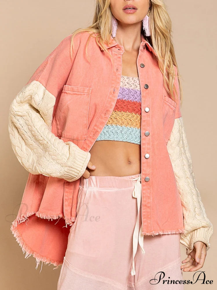 Fashion Patchwork Denim Jacket