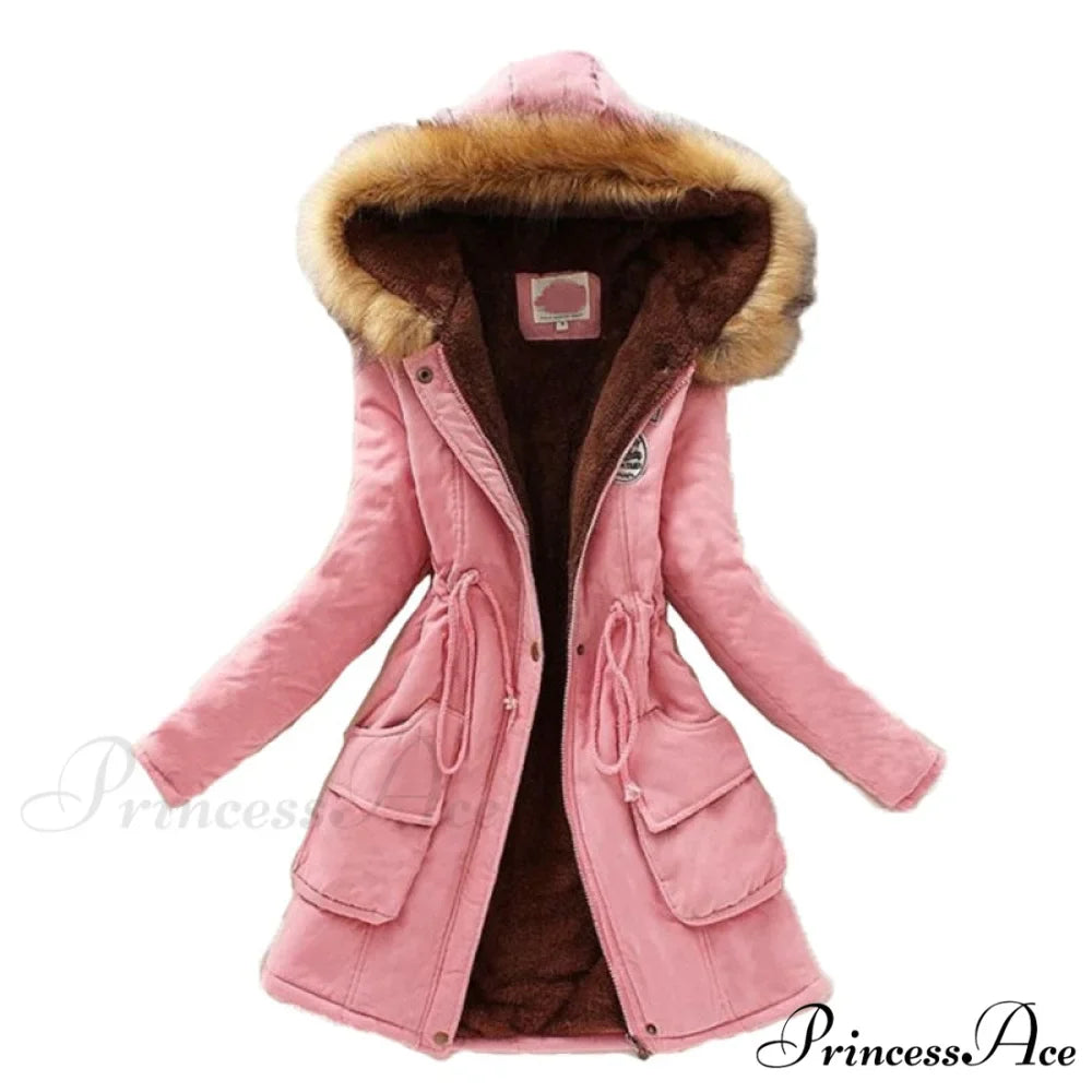 Fashion Plus Size Long Sleeve Thick Warmth Coat