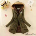 Fashion Plus Size Long Sleeve Thick Warmth Coat