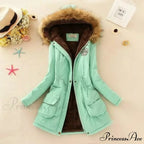Fashion Plus Size Long Sleeve Thick Warmth Coat