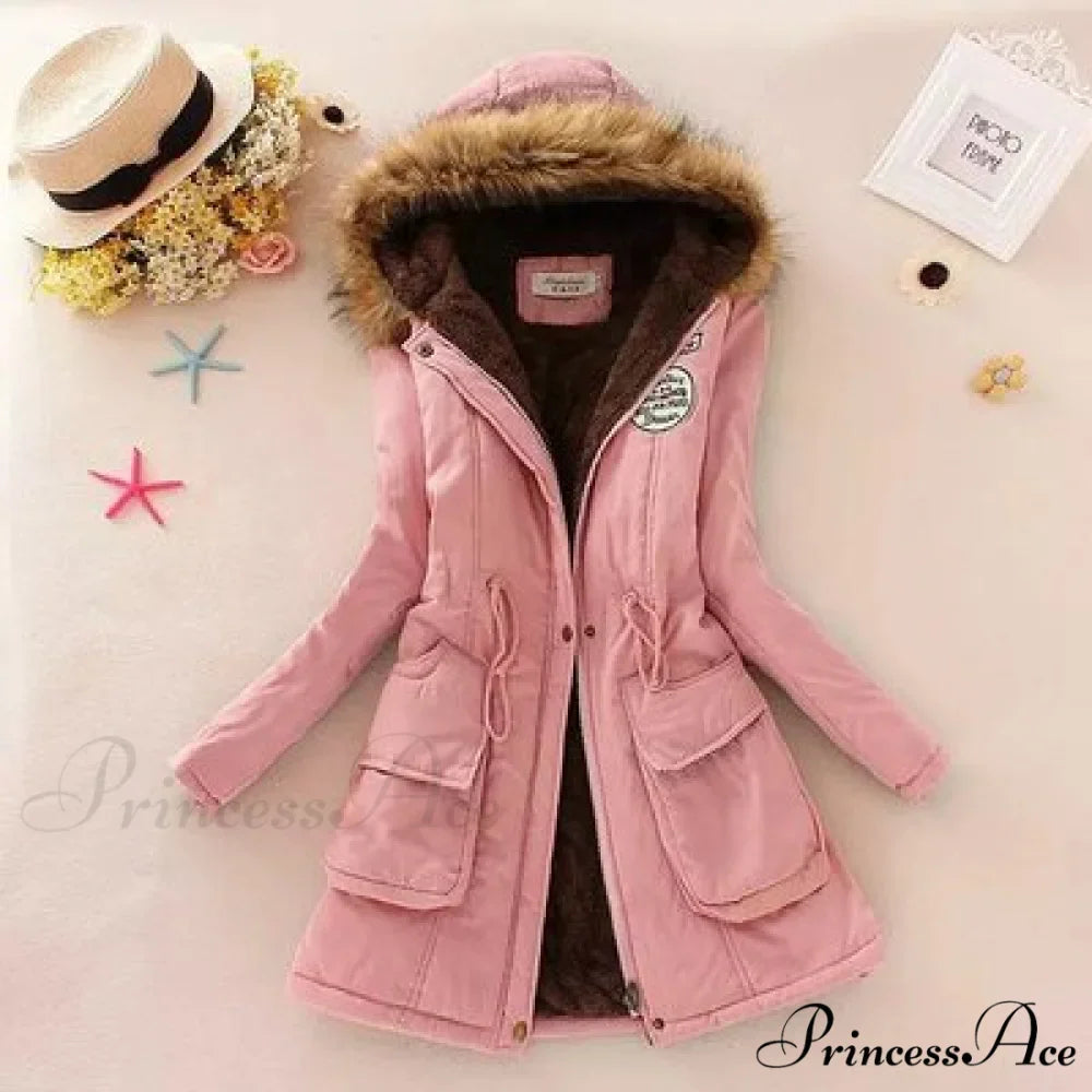 Fashion Plus Size Long Sleeve Thick Warmth Coat