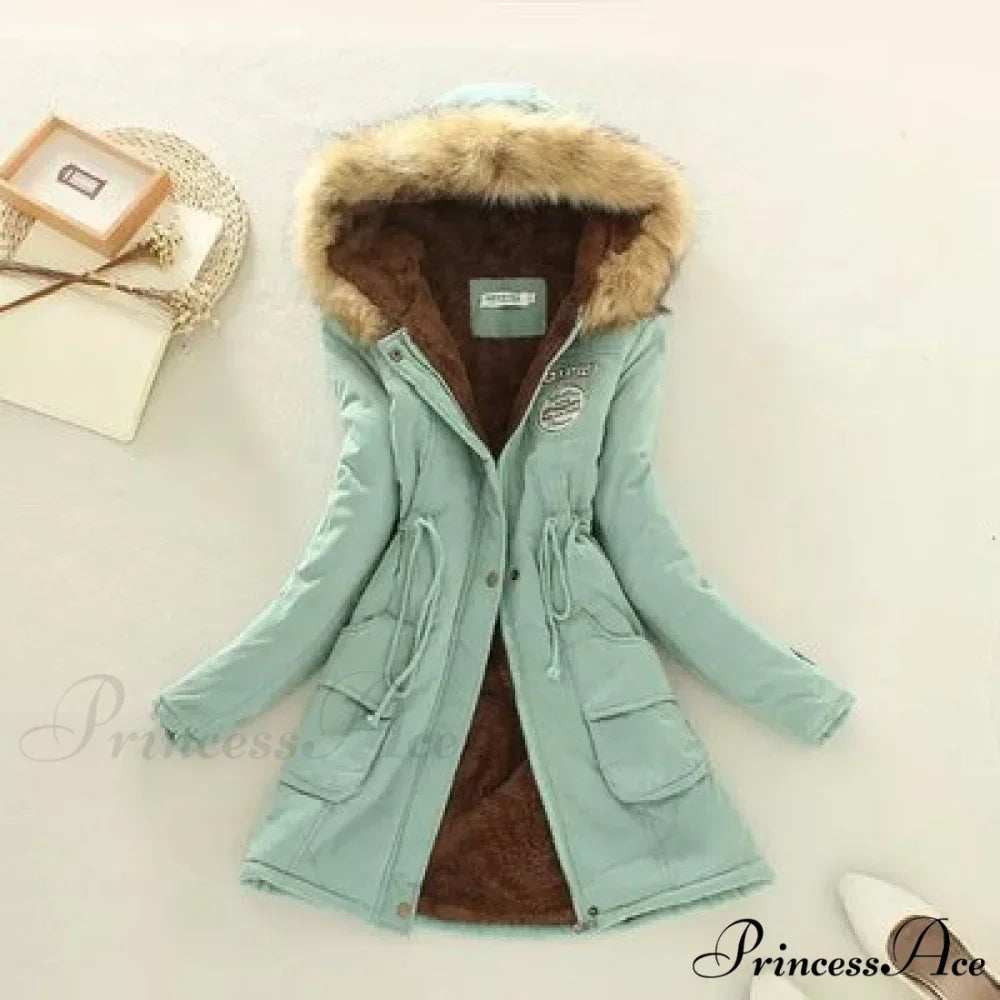 Fashion Plus Size Long Sleeve Thick Warmth Coat