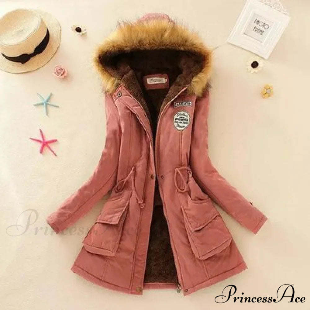 Fashion Plus Size Long Sleeve Thick Warmth Coat