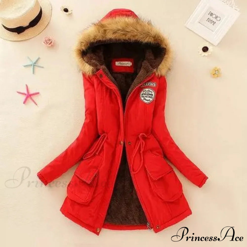 Fashion Plus Size Long Sleeve Thick Warmth Coat