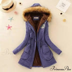Fashion Plus Size Long Sleeve Thick Warmth Coat