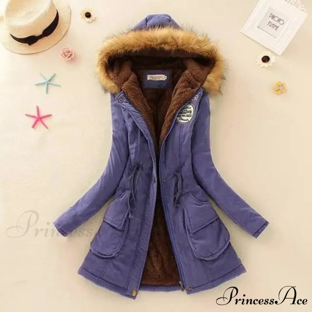 Fashion Plus Size Long Sleeve Thick Warmth Coat