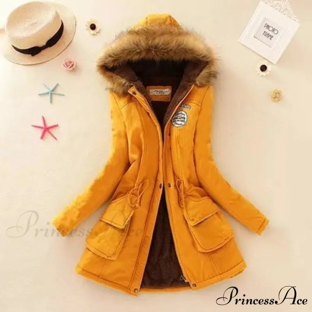 Fashion Plus Size Long Sleeve Thick Warmth Coat