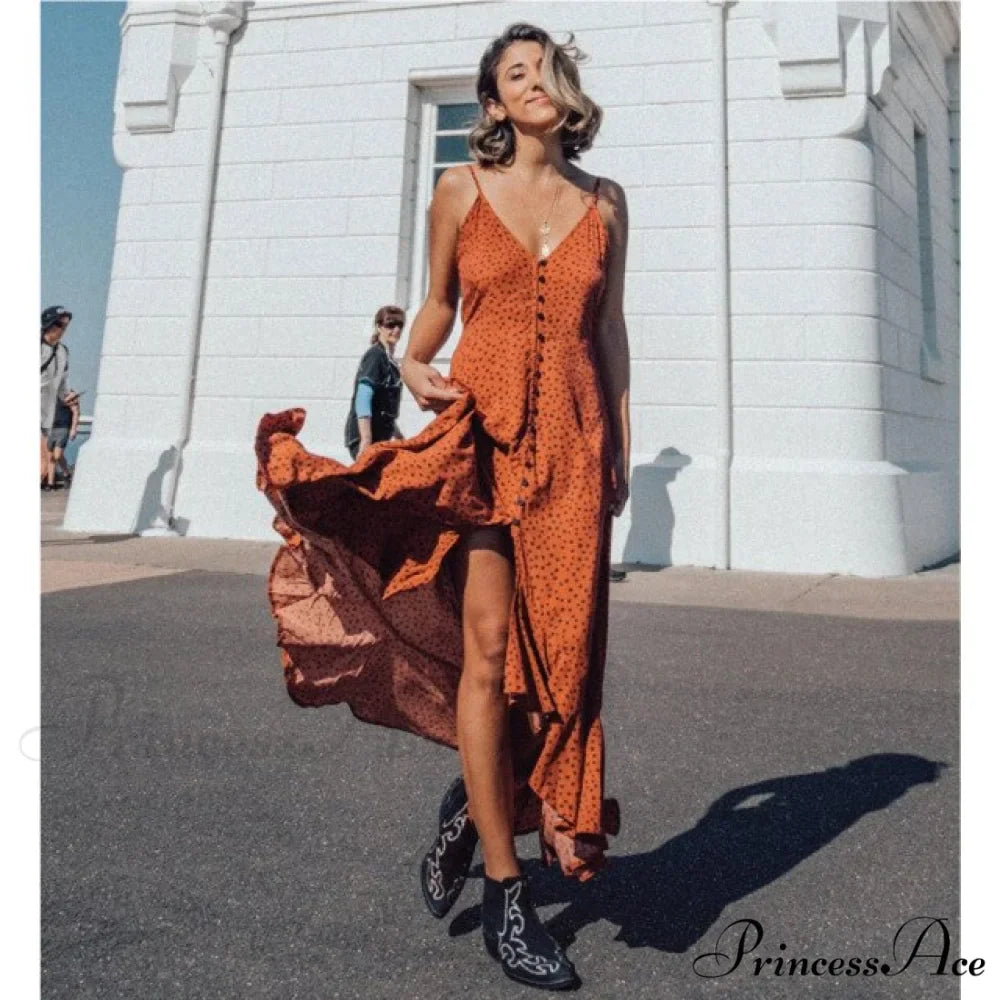 Fashion Print Maxi Dresses