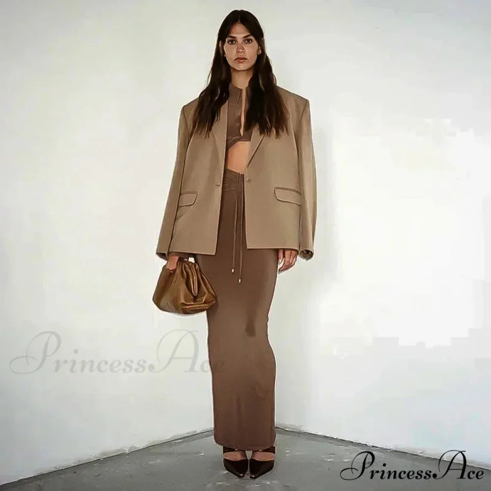 Fashion Ruched Maxi Dress