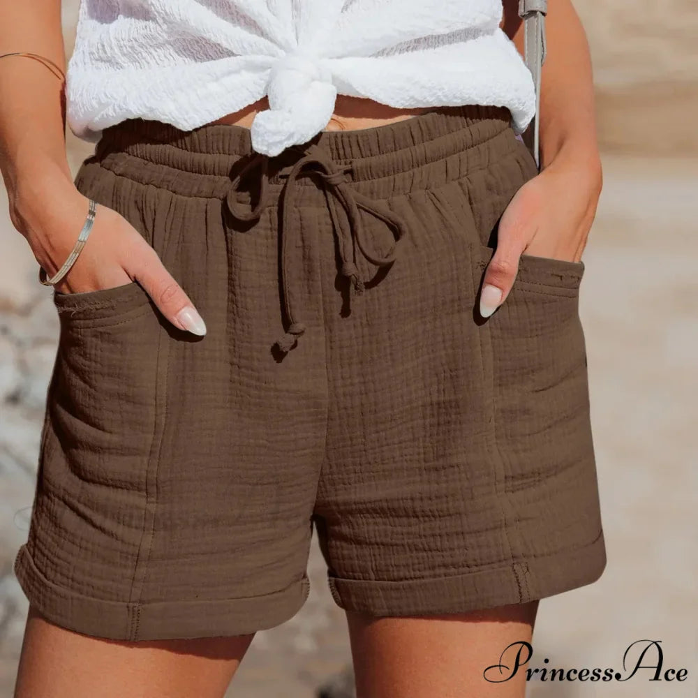 Fashion Straight High Waist Loose Korean Trouser Summer Short