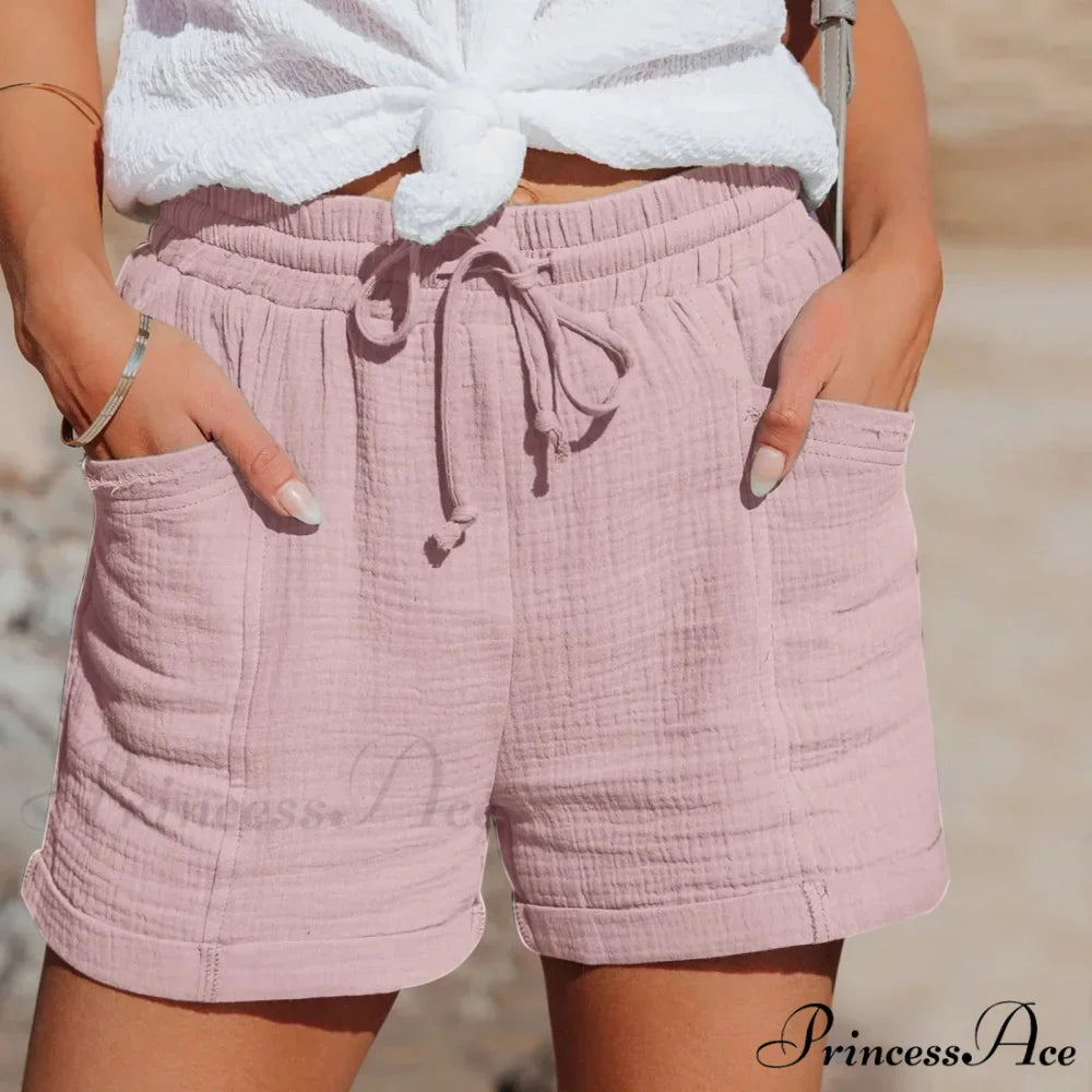 Fashion Straight High Waist Loose Korean Trouser Summer Short