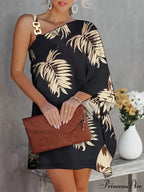 Fashion Summer Print Loose Streetwear Boho Dress