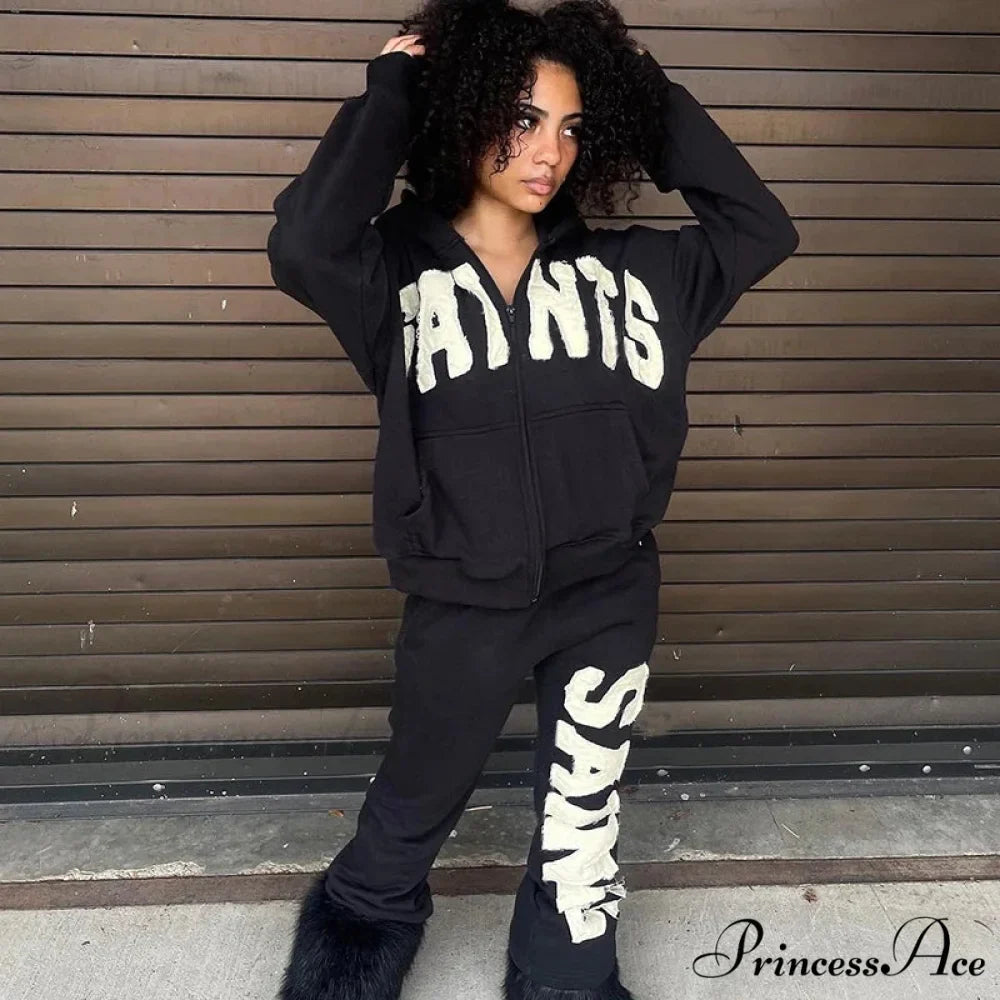 Oversized Graphic Hoodie