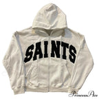 Fashionable Graphic Aesthetic Loose Cozy Hip Hop Hoodie