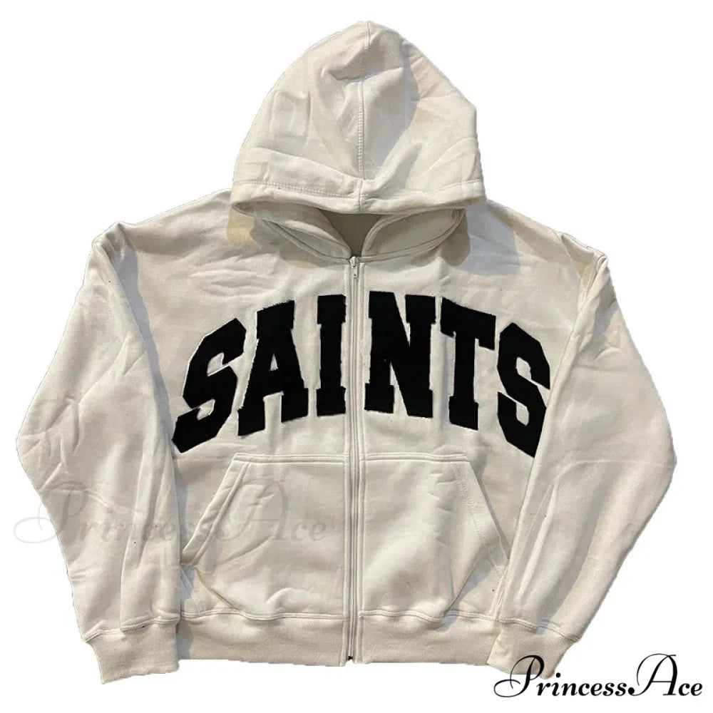 Fashionable Graphic Aesthetic Loose Cozy Hip Hop Hoodie