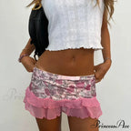 Fast Bow Frilled Hem Skirt