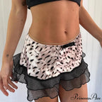 Fast Bow Frilled Hem Skirt