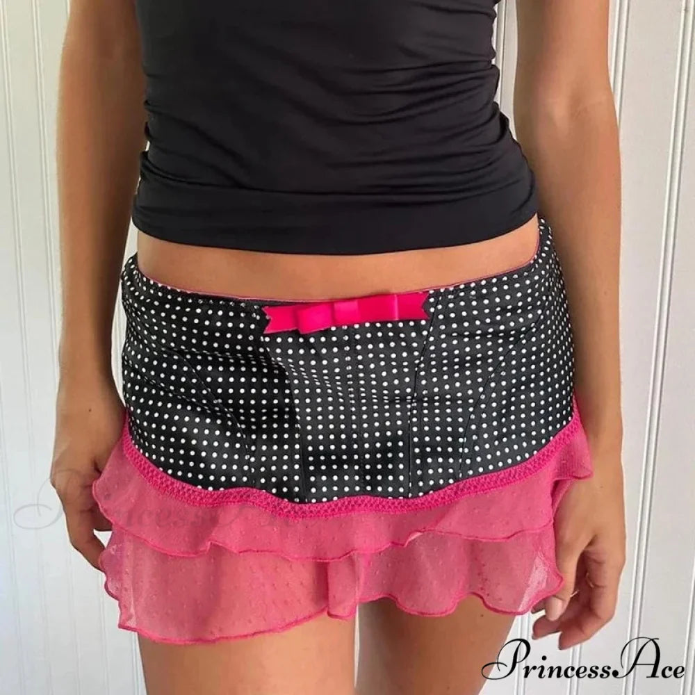 Fast Ruffled Hem Pencil Skirt