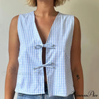 Fasten-Front Lace Camis Crop Top