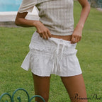 Fasten-Up Front Cottage Style Skirt