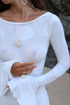 Sexy Mermaid Flare Sleeve Boho Dress