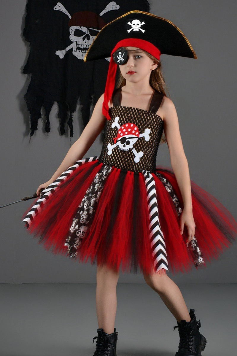 Pirate Princess Dress Kid Halloween Costume