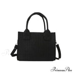 Felt Petite Tote Fall Winter Little Square Handbag