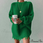 Female Casual Loose Sexy Club Sweater Dresses