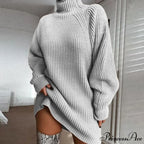 Female Casual Loose Sexy Club Sweater Dresses