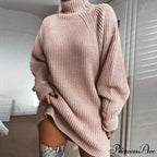 Female Casual Loose Sexy Club Sweater Dresses