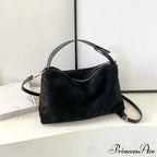 Females Velvet Changeable Crossbody Purse