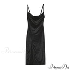 Festive Cheer Velvet Charming Slit Midi Dress