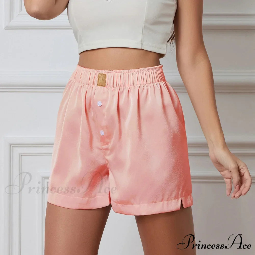 Firm Button Ornamental Lounge Brief