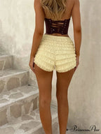 Firm Tiered Gathered Sleek Brief