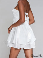 Firm Tube Top High-Rise Mini Dress