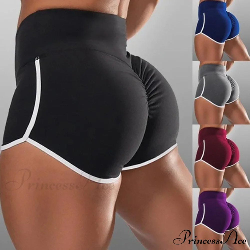 Fitness Push Up Gym Tights Pocket Shorts