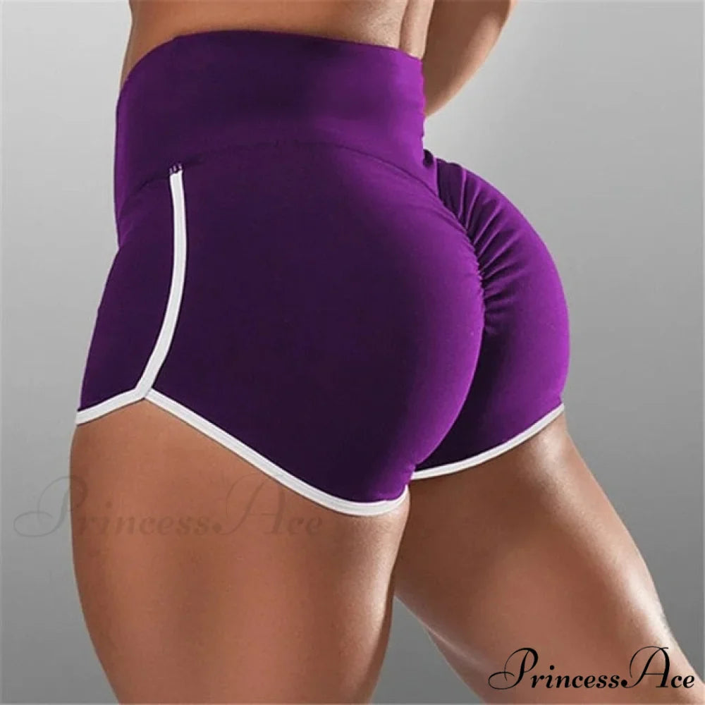 Fitness Push Up Gym Tights Pocket Shorts
