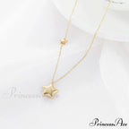 Five-pointed Star Stainless Steel Clavicle Necklace