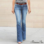 Flare Vintage Elastic Wide Leg Streetwear Jeans