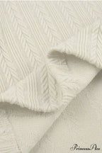 Flares Sleeve Backless Cable Knit Dress