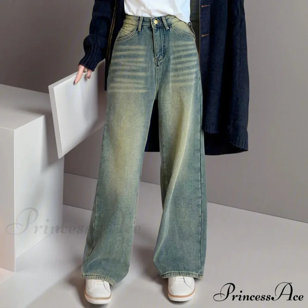 Fleece Lined Harajuku Corduroys Jeans